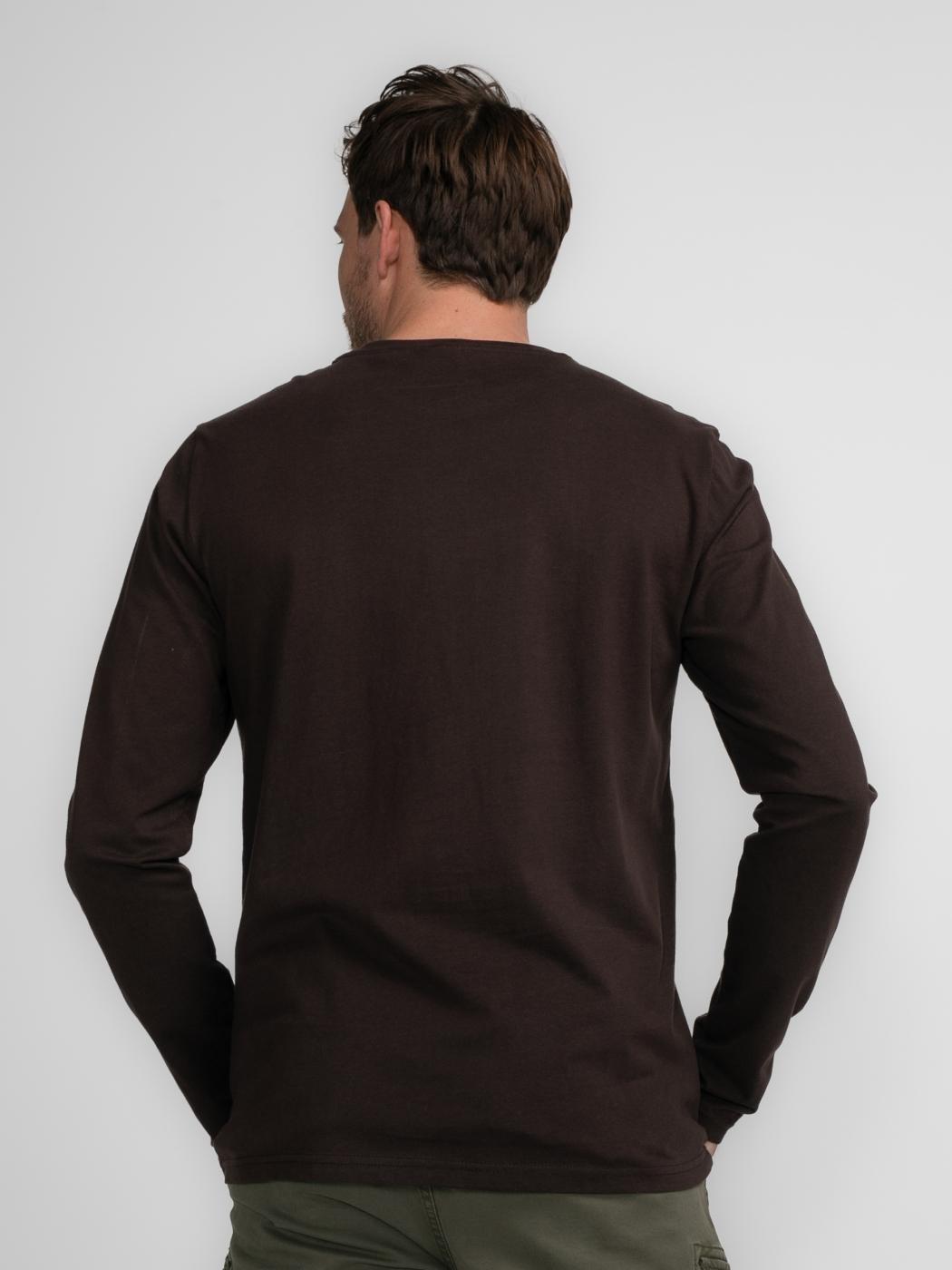 CAMISETA PETROL M LARGA GRANATE