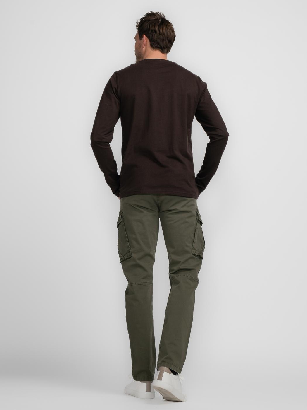 CAMISETA PETROL M LARGA GRANATE