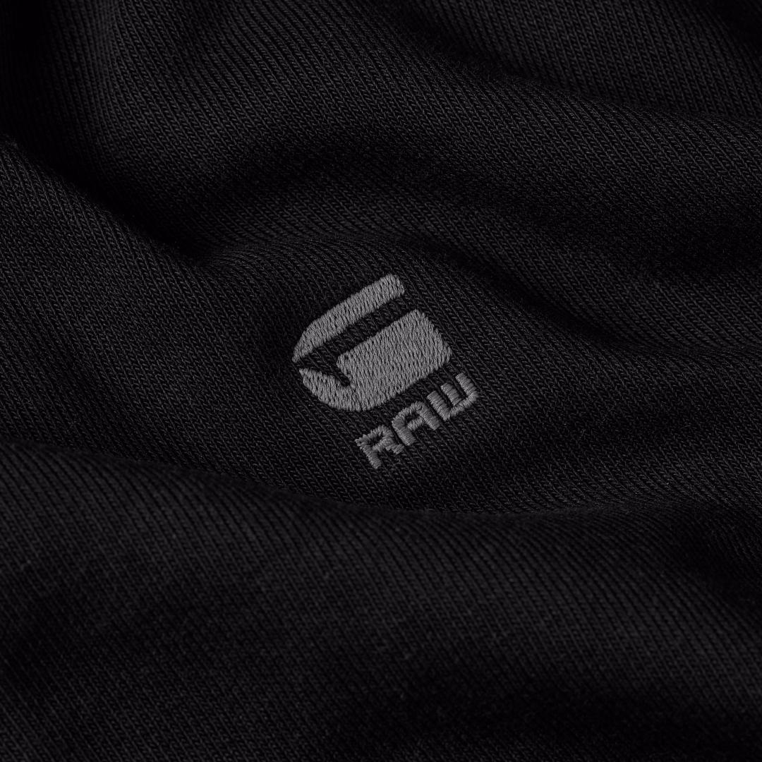 SUDADERA G-STAR NIFOUS ZIP NEGRO