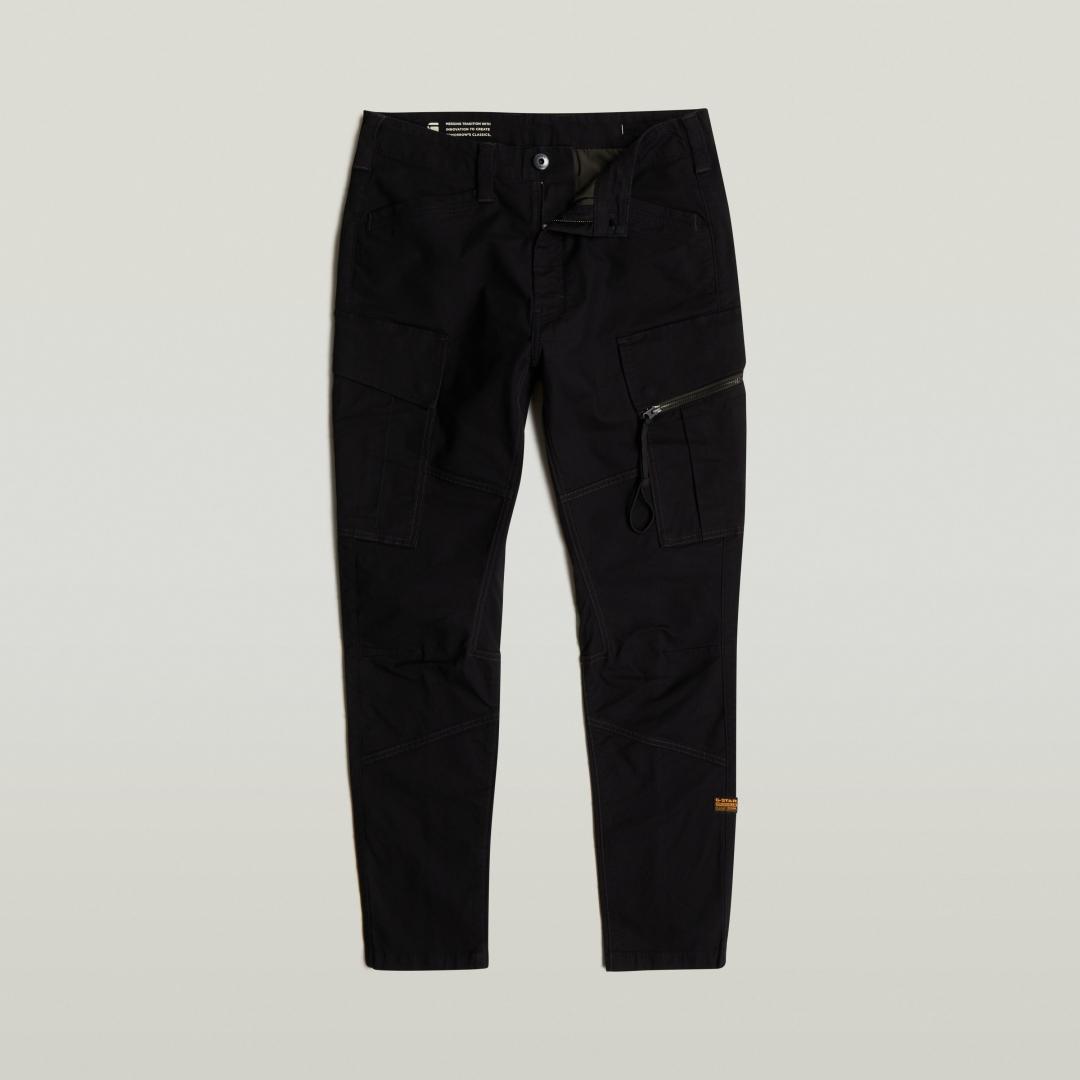 PANTALON G-STAR ZIP 3D SKINNY CARGO NEGRO