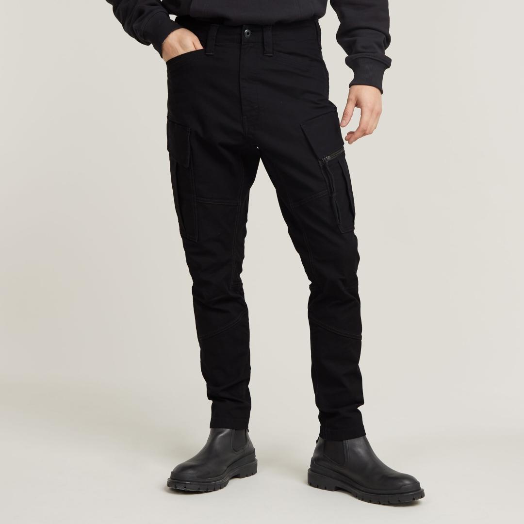PANTALON G-STAR ZIP 3D SKINNY CARGO NEGRO