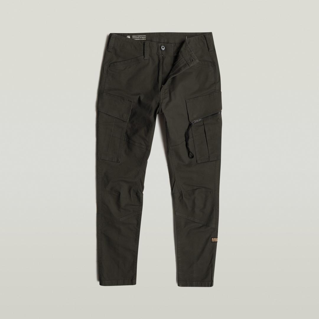 PANTALON G-STAR ZIP 3D SKINNY CARGO VERDE OSCURO