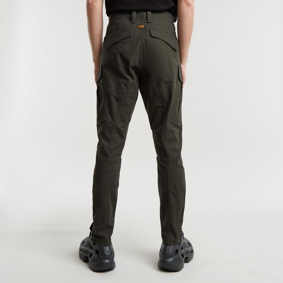 PANTALON G-STAR ZIP 3D SKINNY CARGO VERDE OSCURO