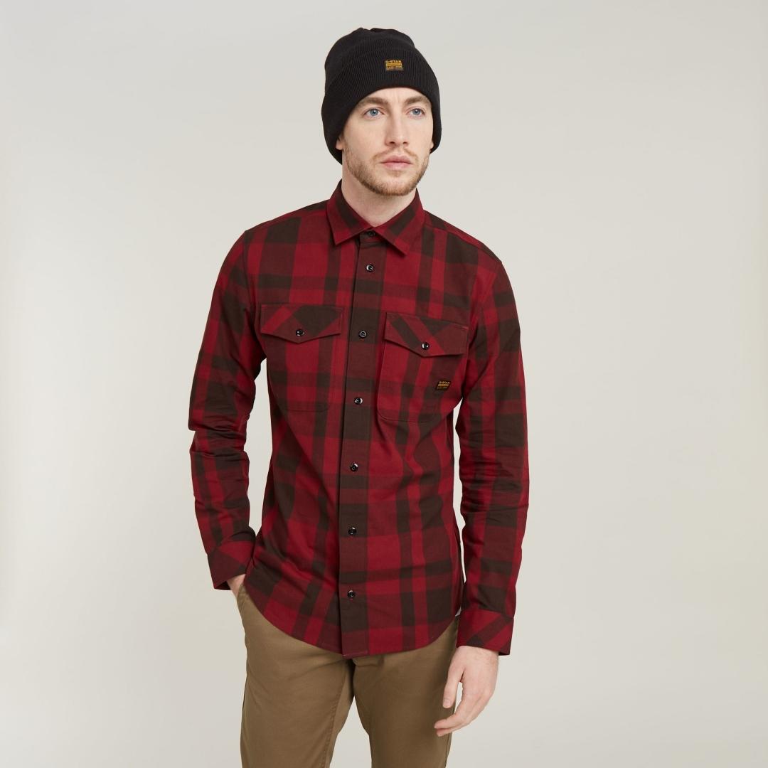 CAMISA G-STAR MARINE SLIM ROJO