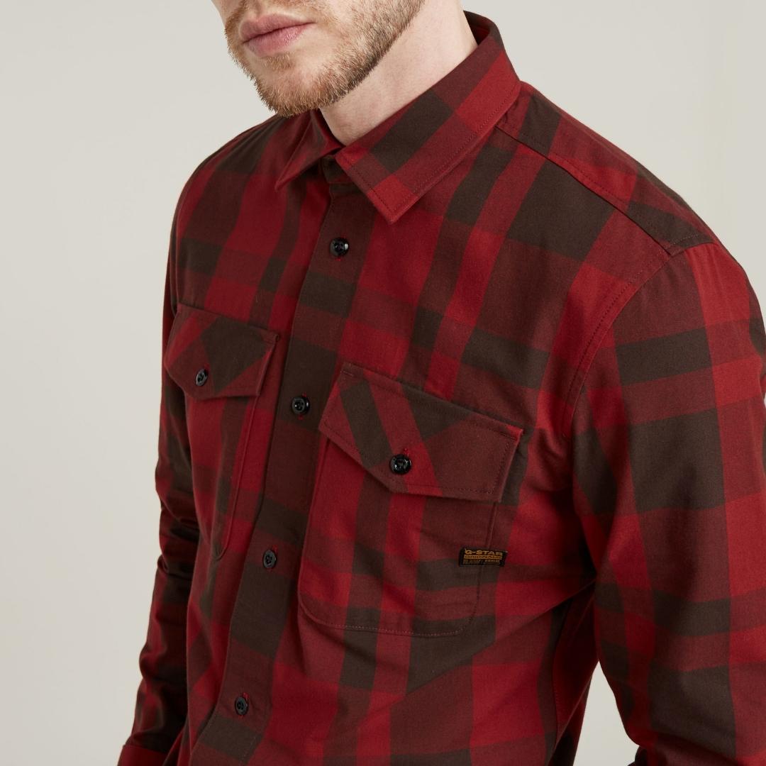 CAMISA G-STAR MARINE SLIM ROJO