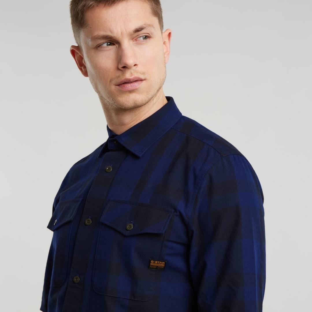 CAMISA G-STAR MARINE SLIM AZUL