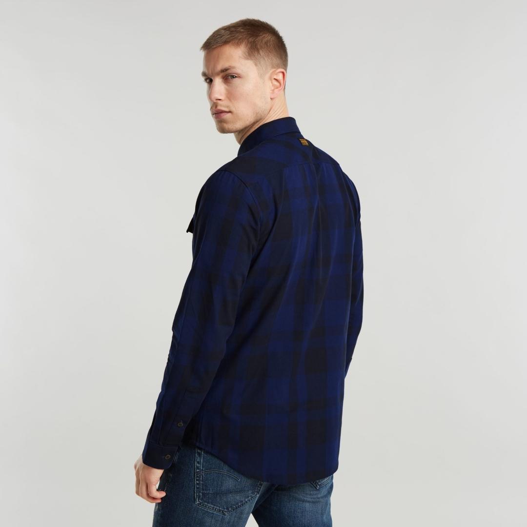 CAMISA G-STAR MARINE SLIM AZUL