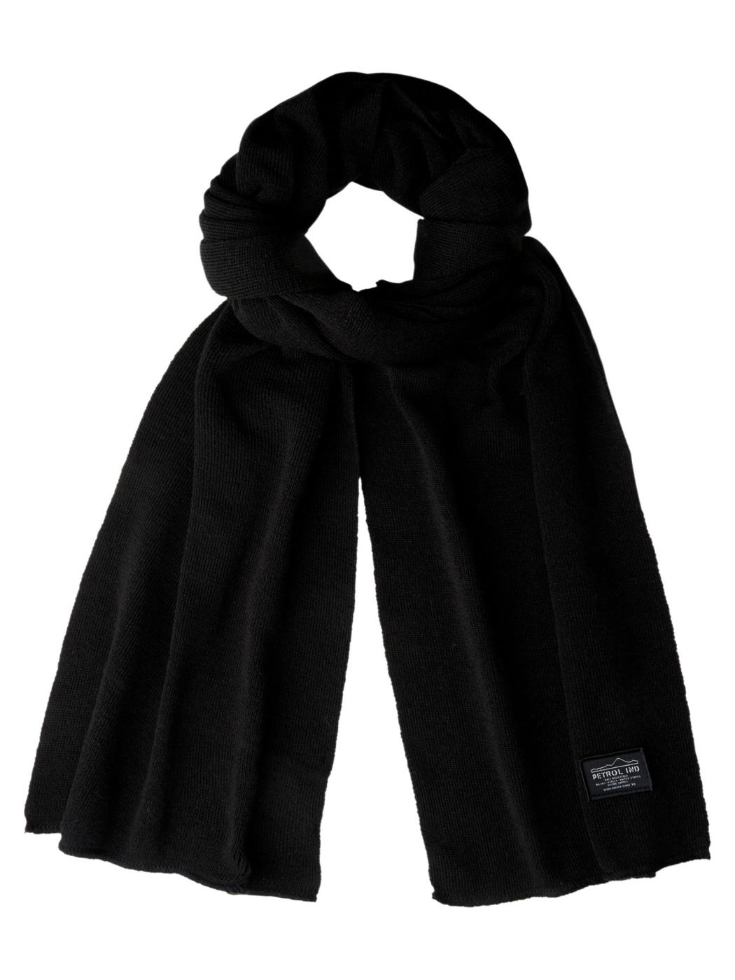 BUFANDA PETROL NEGRO