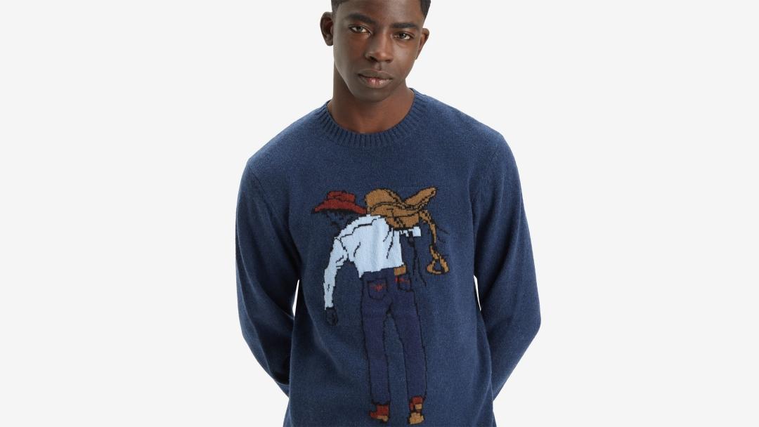 JERSEY LEVIS SADDLEMAN AZUL OSCURO