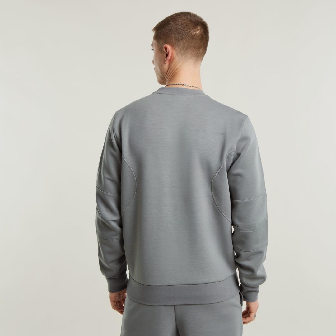 SUDADERA G-STAR MOTION TWEETER GRIS CLARO