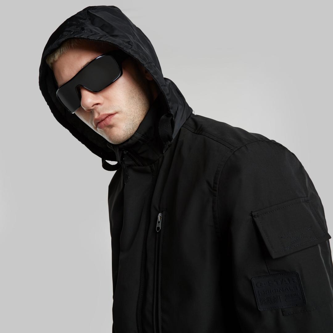 PARKA G-STAR GARBER NEGRO
