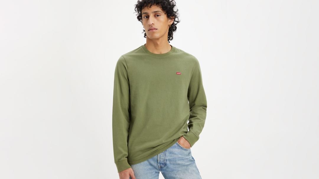 CAMISETA LEVIS M LARGA VERDE
