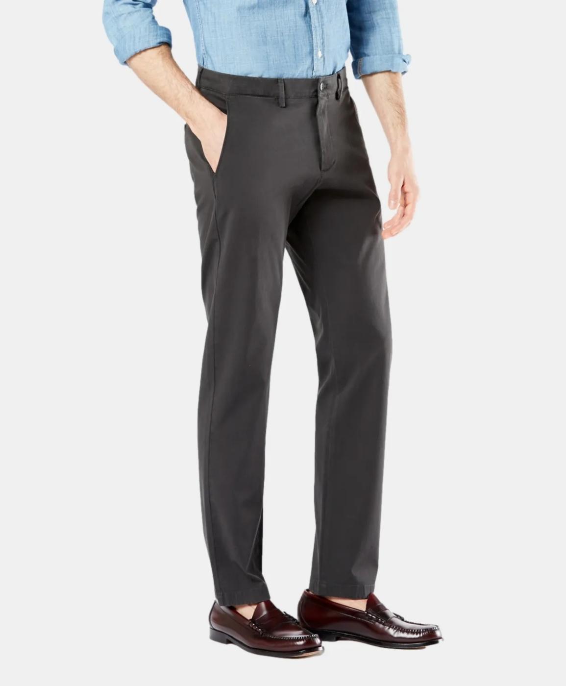 PANTALON DOCKERS SMART 360 CHINO SLIM GRIS OSCURO