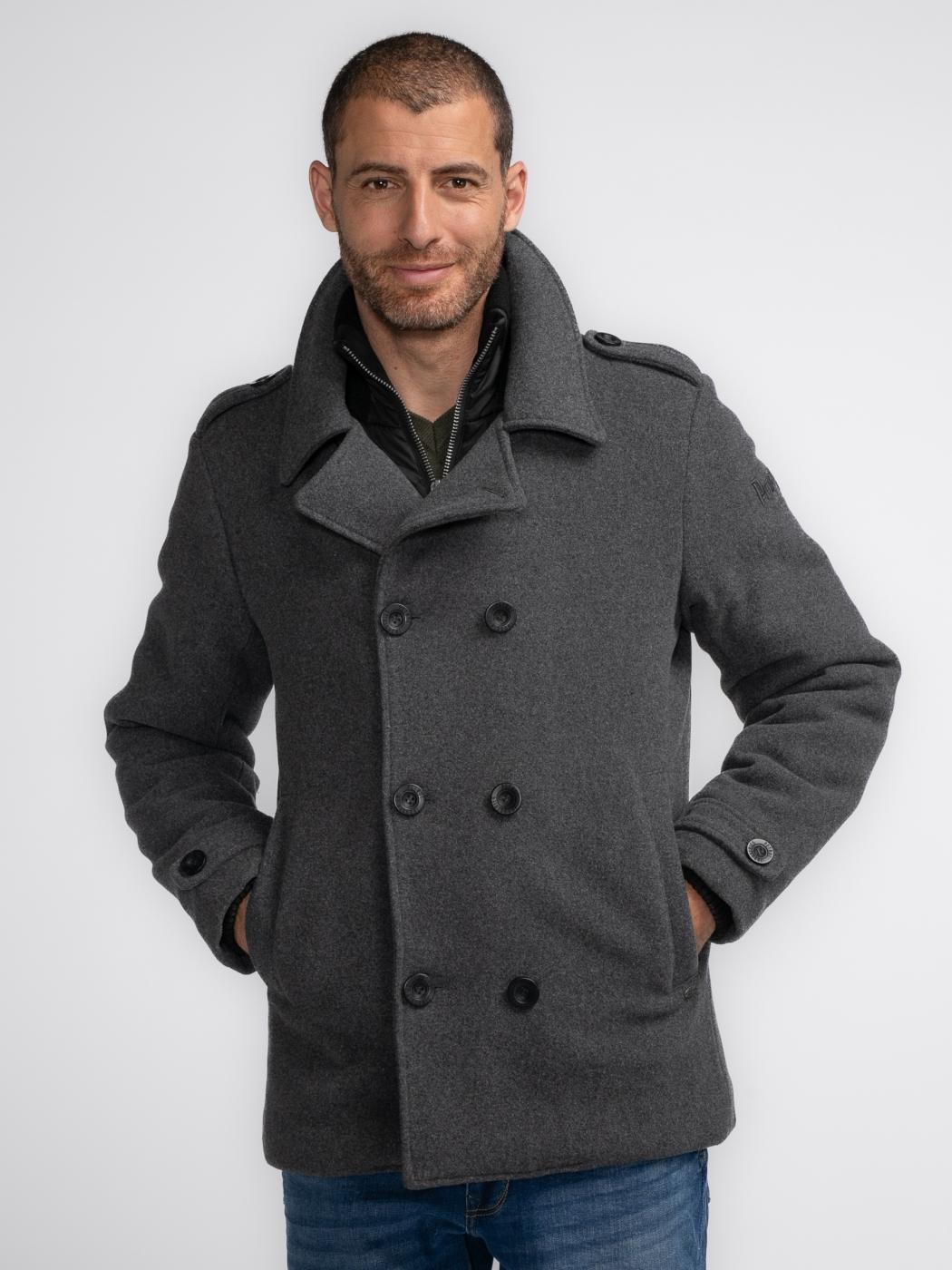 CHAQUETA PETROL GRIS OSCURO