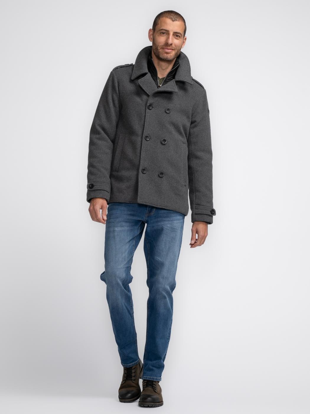 CHAQUETA PETROL GRIS OSCURO