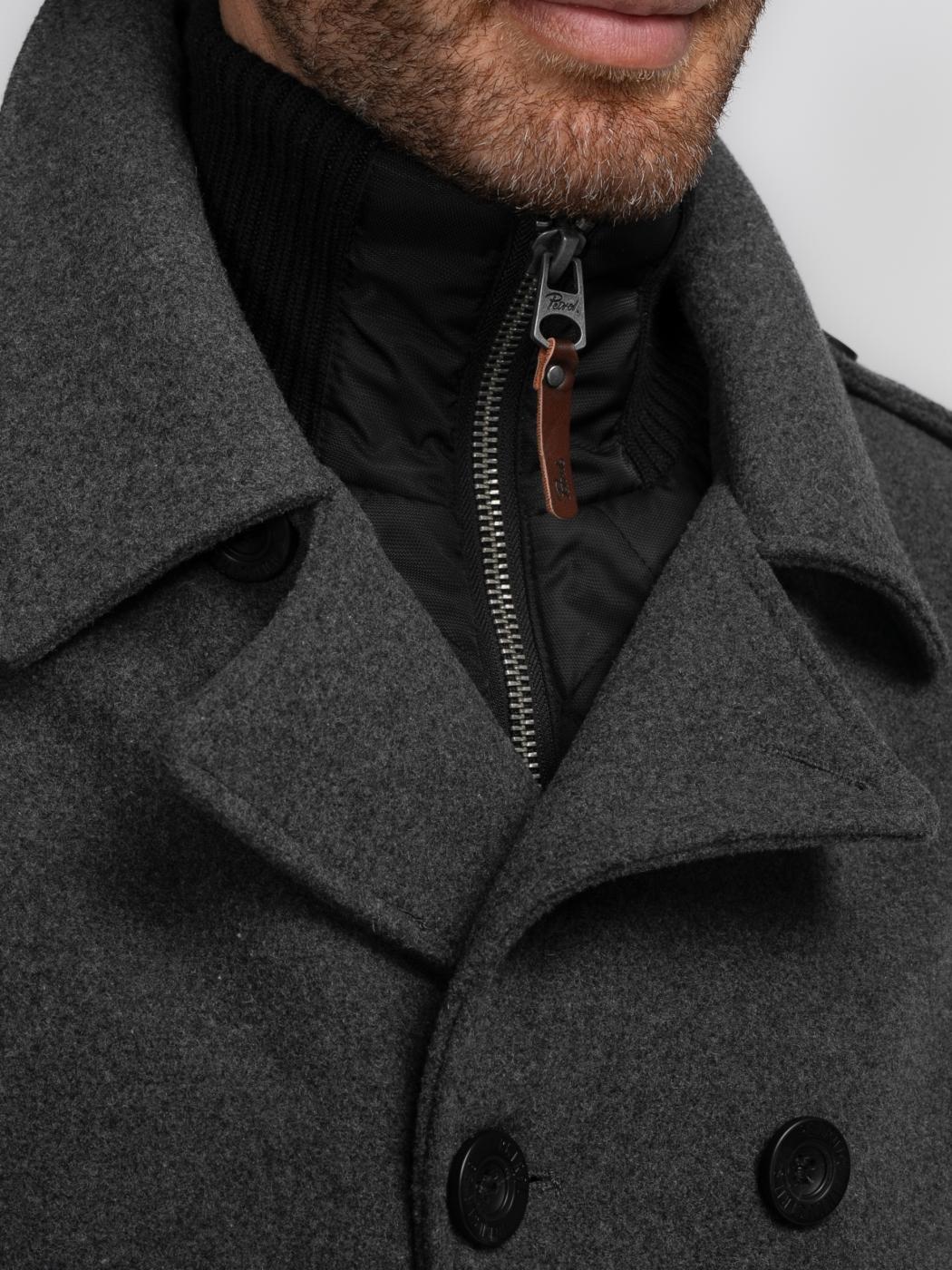 CHAQUETA PETROL GRIS OSCURO