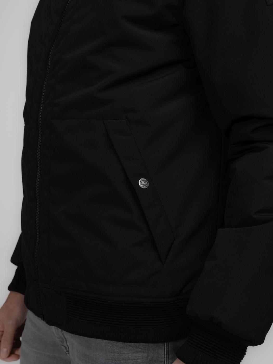 CHAQUETA PETROL BOMBER NEGRO