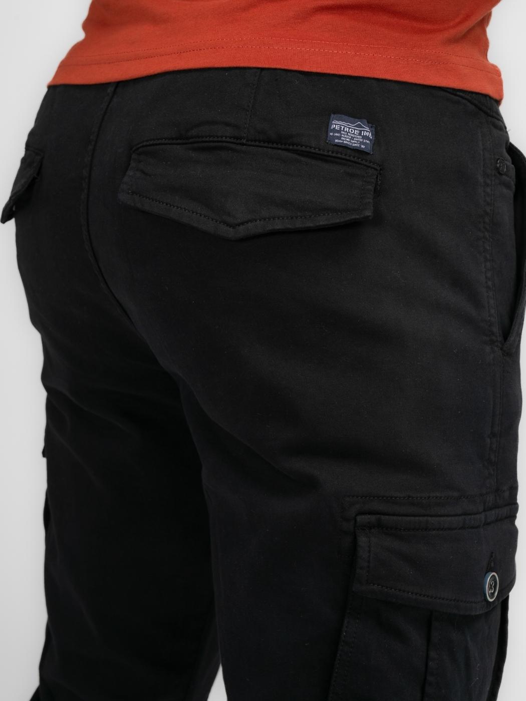PANTALON PETROL CARGO NEGRO