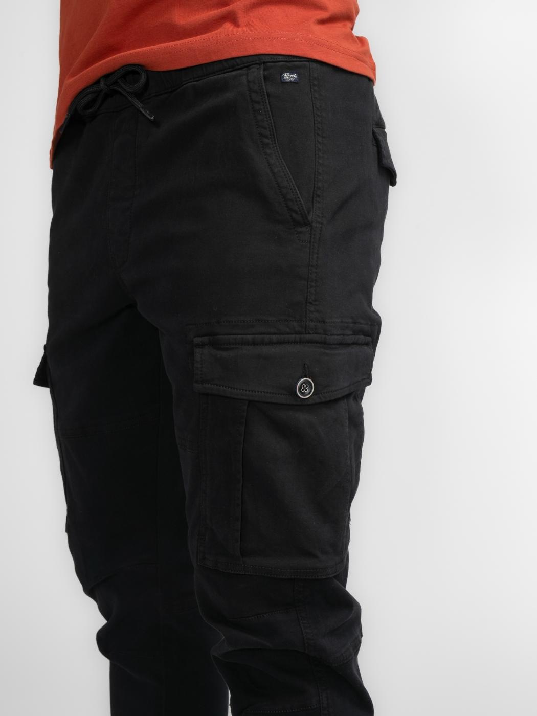 PANTALON PETROL CARGO NEGRO