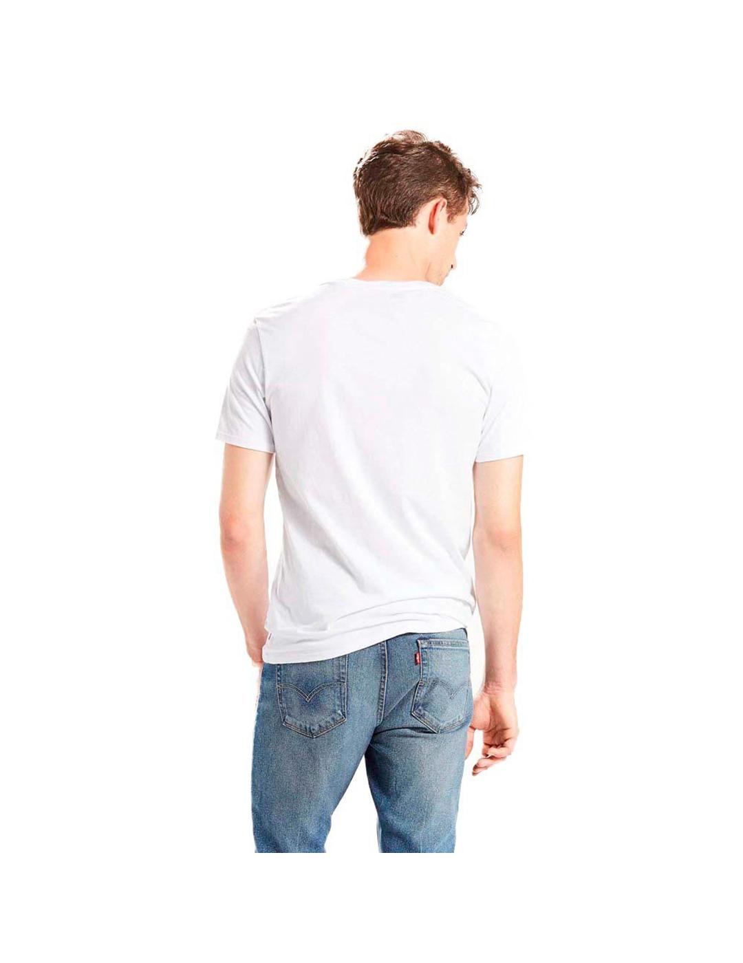 CAMISETA LEVIS GRAPHIC SET IN NECK WHITE BLANCO
