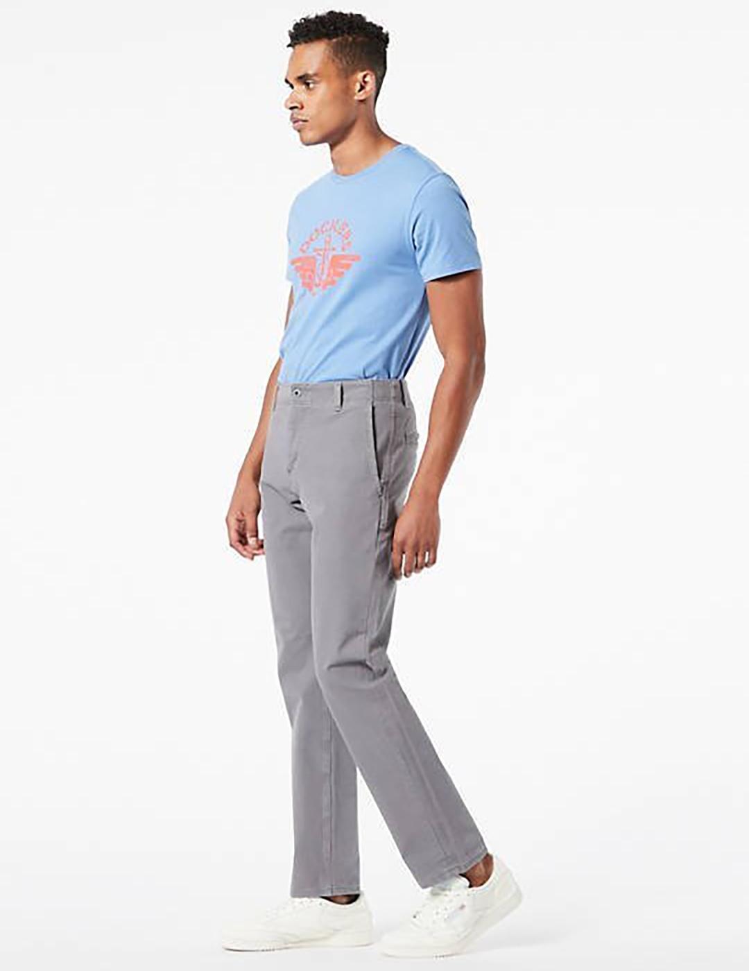 PANTALON DOCKERS SLIM SMART 360 FLEX SLIM GRIS