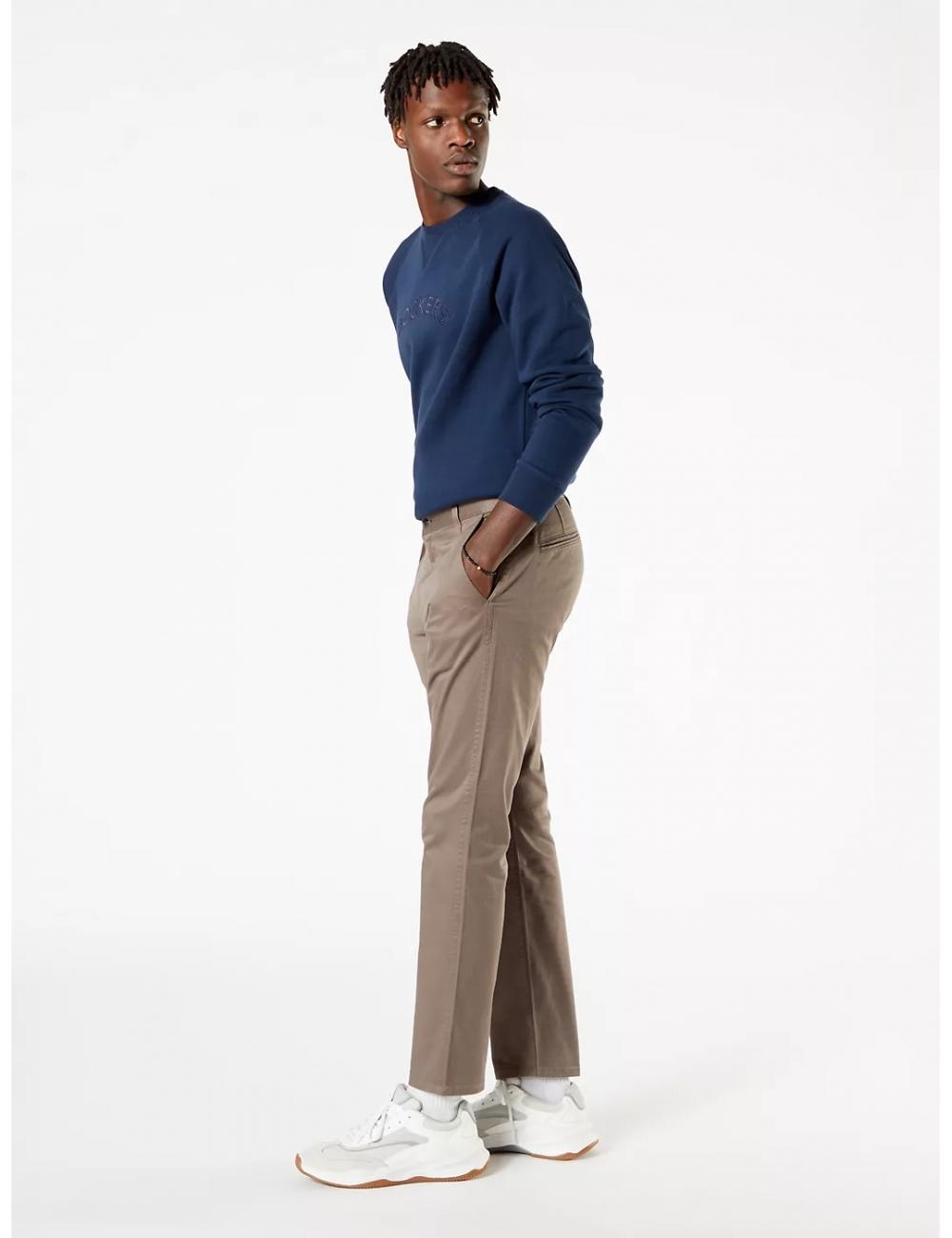 PANTALON DOCKERS ALPHA ORIGINAL KHAKI DARK MARRÓN