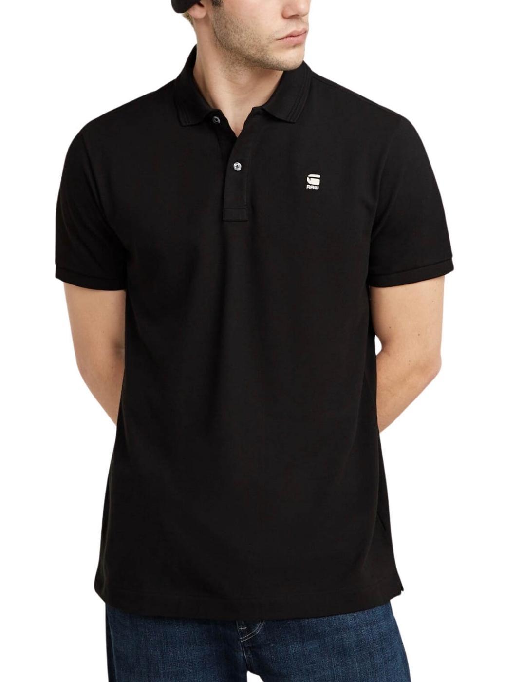 POLO G-STAR DUNDA SLIM S/S NEGRO