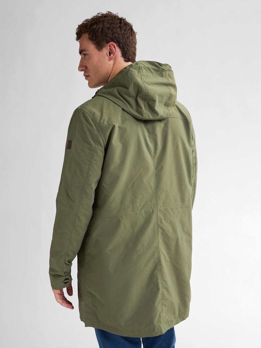 PARKA PETROL VERDE CLARO