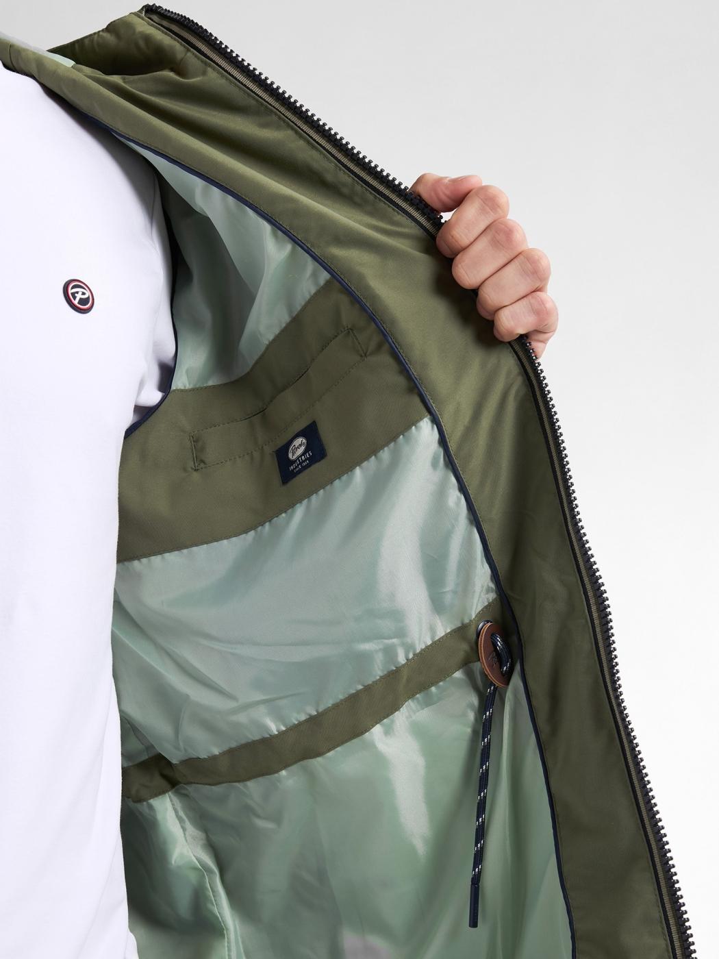 PARKA PETROL VERDE CLARO