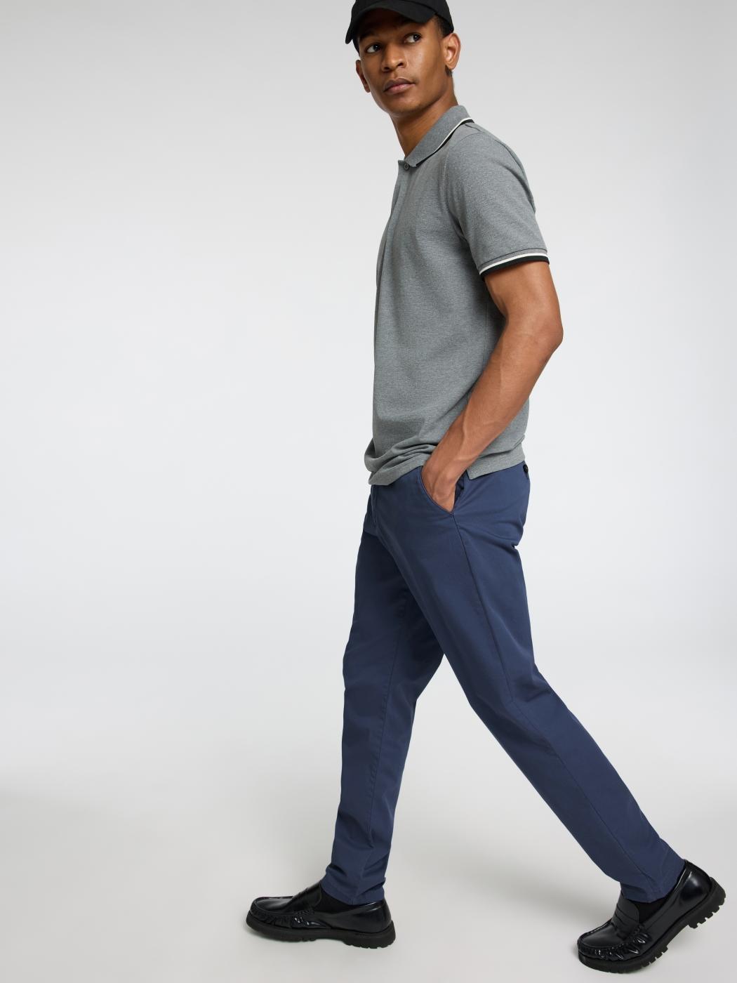 PANTALONES SELECTED MILES FLEX AZUL CLARO