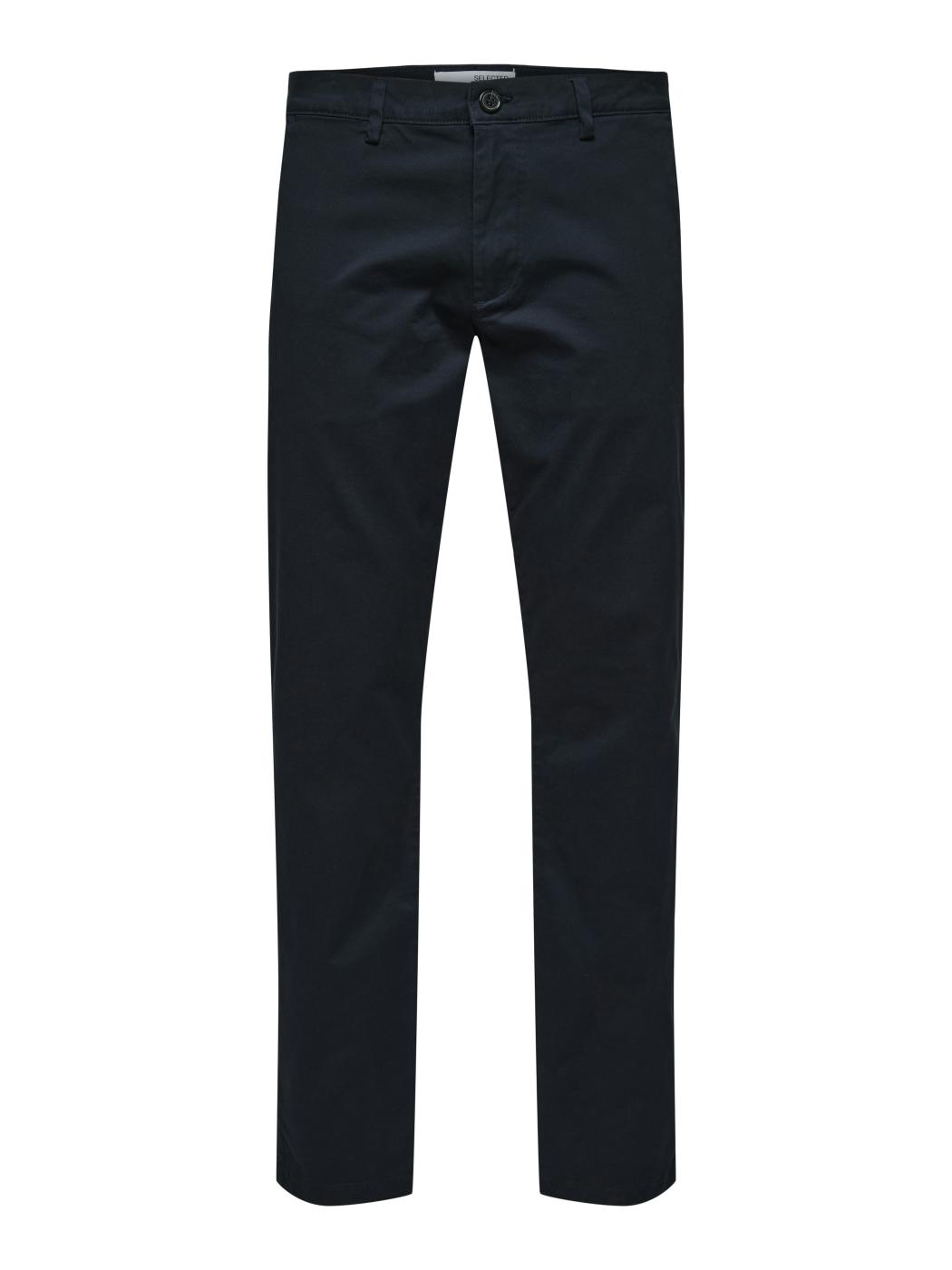 PANTALONES SELECTED MILES FLEX AZUL OSCURO