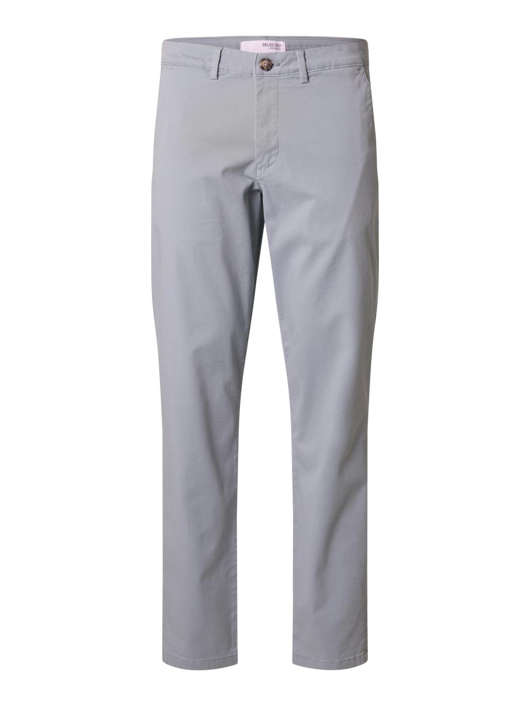 PANTALONES SELECTED MILES FLEX GRIS CLARO