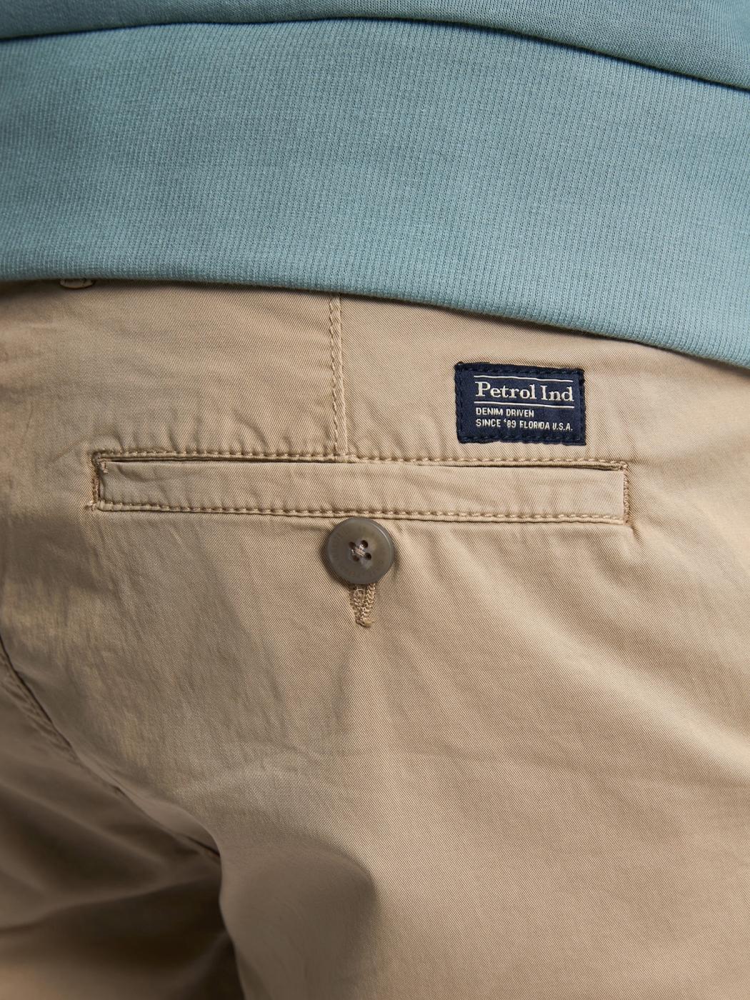 PANTALONES PETROL CHINO MARRON CLARO