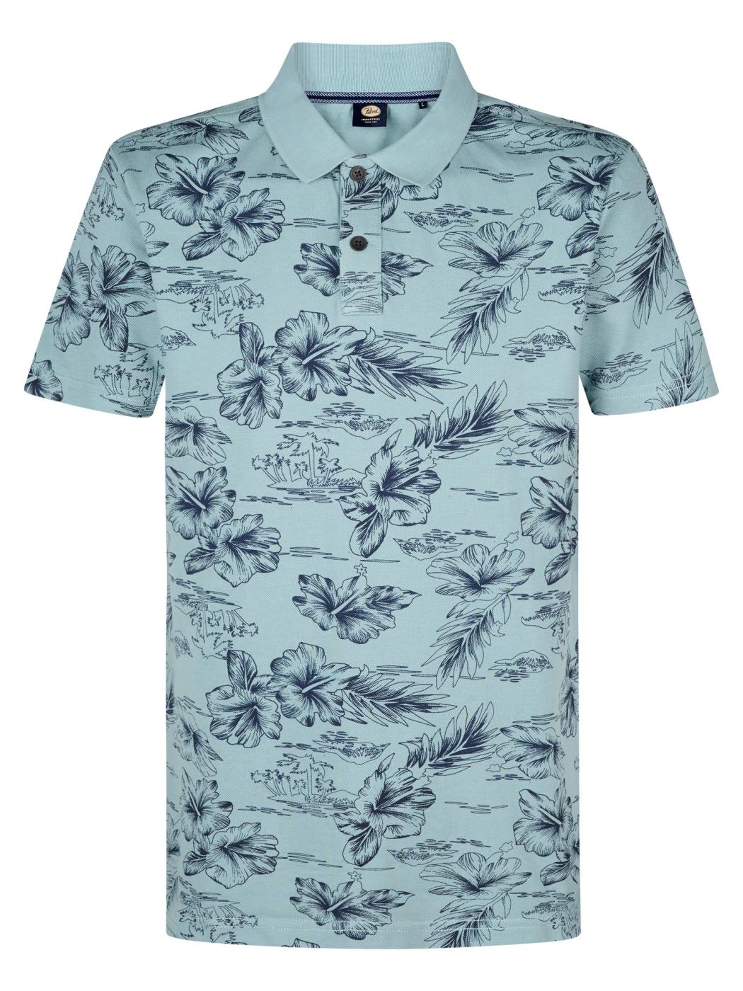 POLO PETROL SS AZUL CLARO