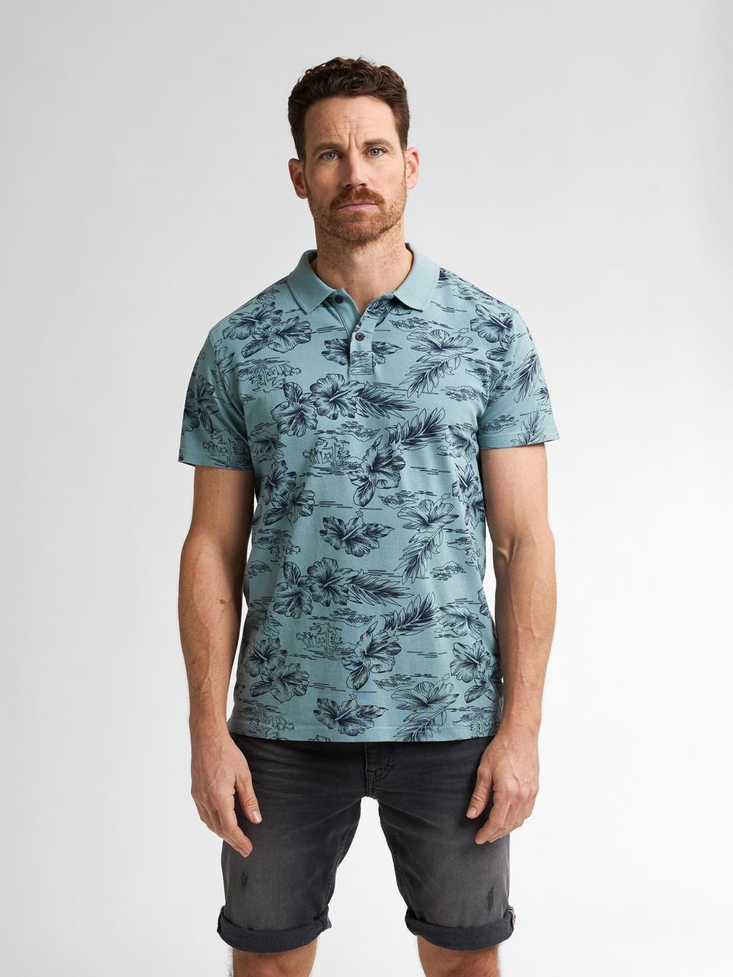 POLO PETROL SS AZUL CLARO