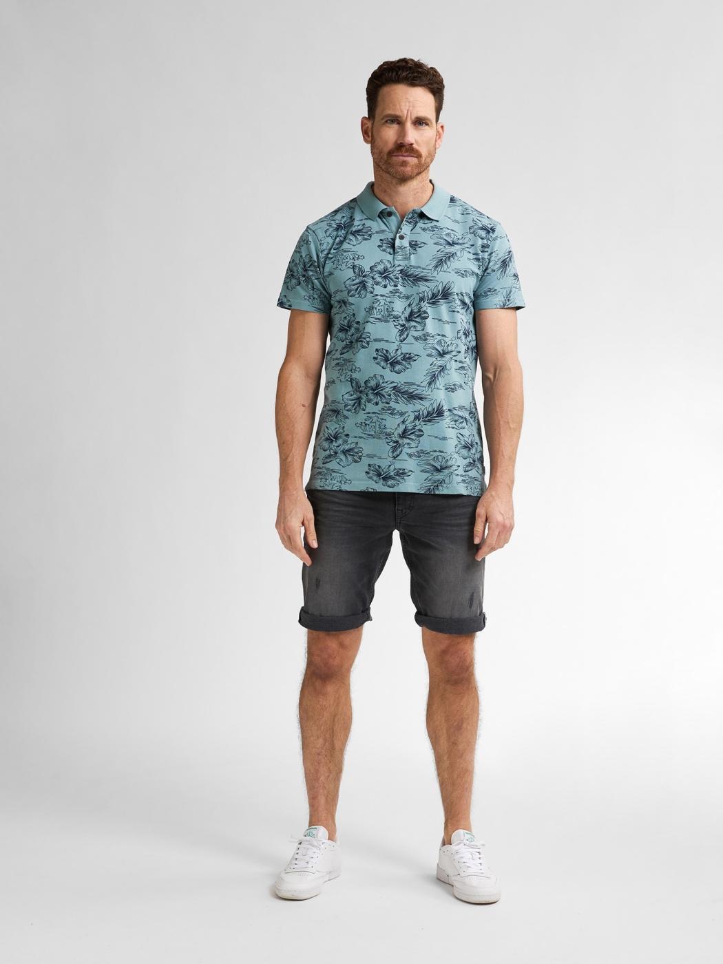 POLO PETROL SS AZUL CLARO