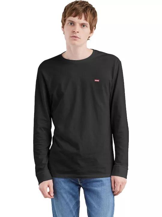 CAMISETA LEVIS M LARGA NEGRO