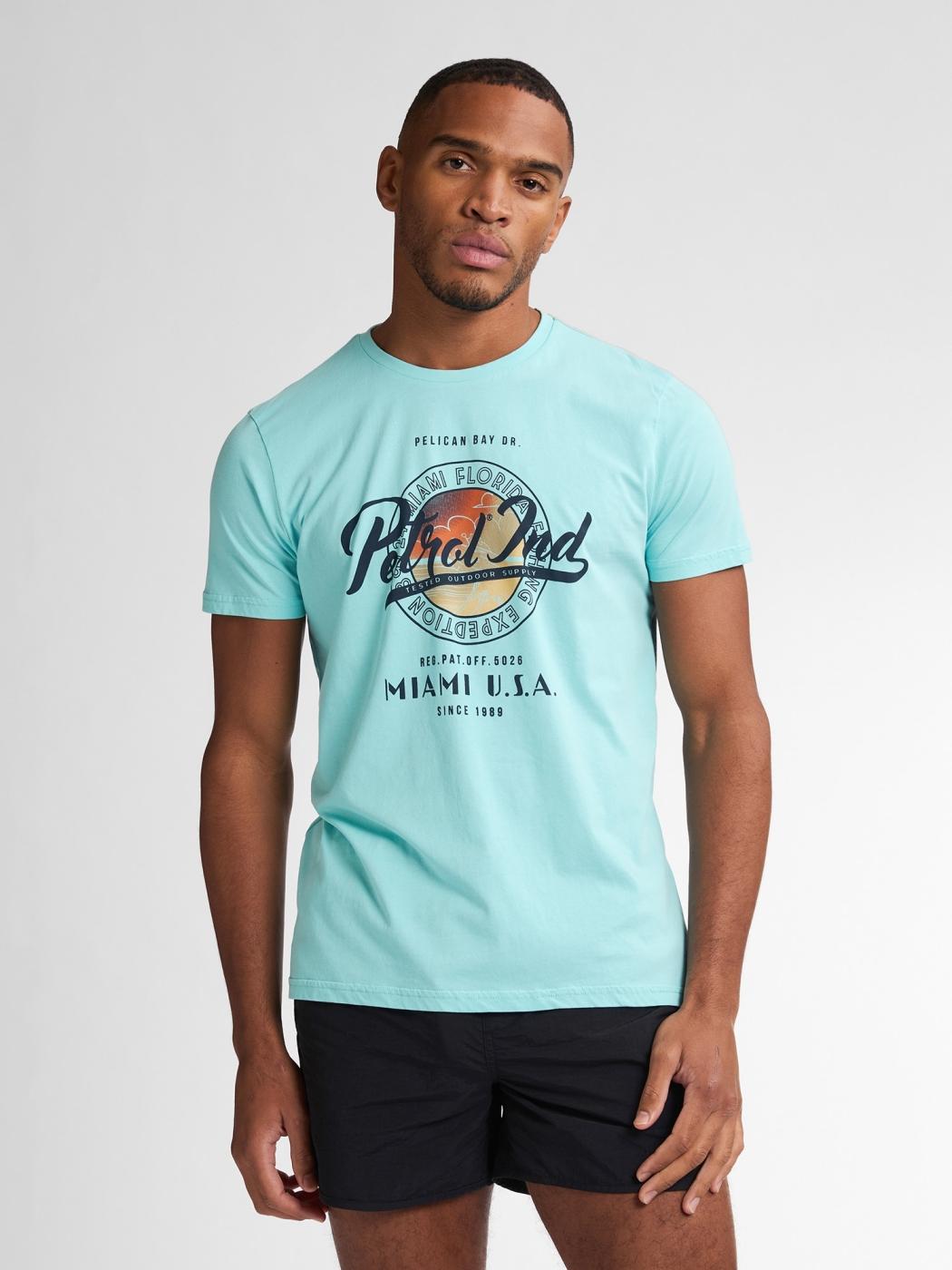 CAMISETA PETROL SS AZUL CLARO