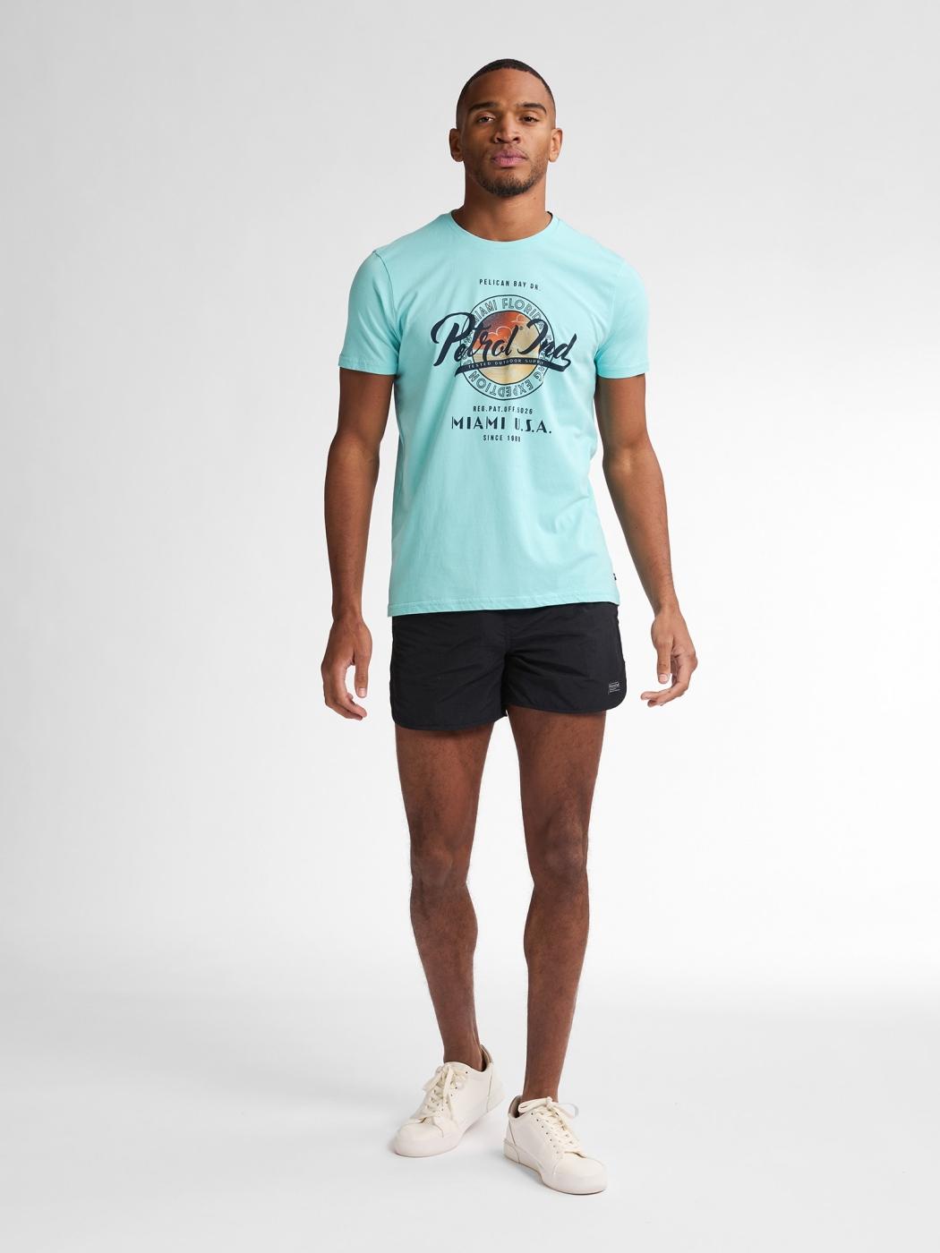 CAMISETA PETROL SS AZUL CLARO