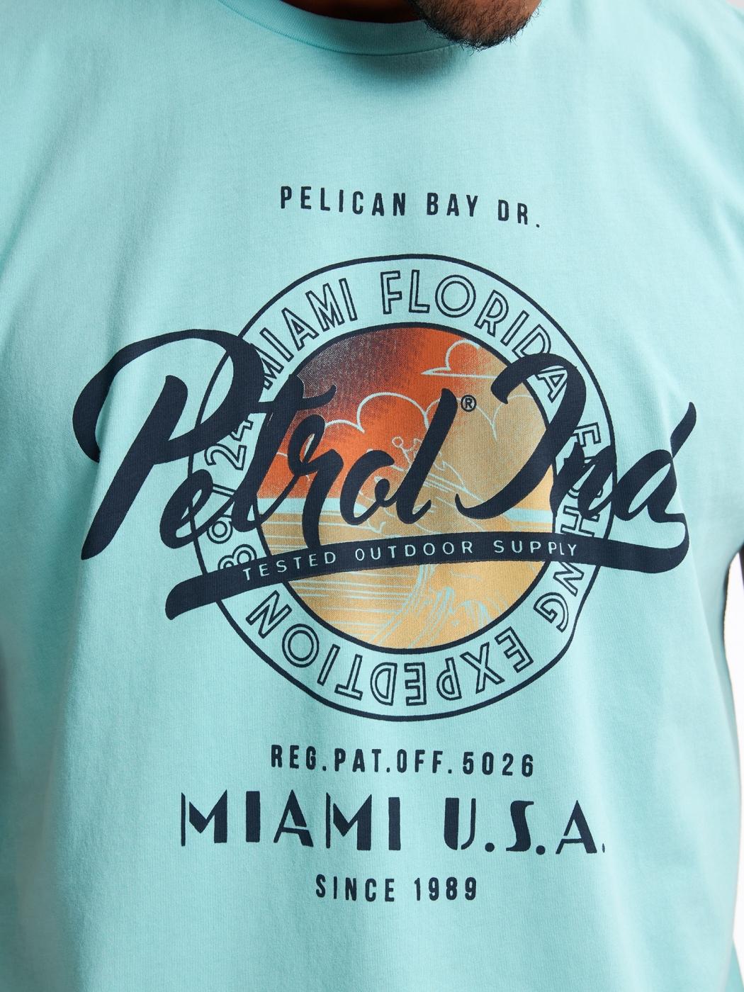 CAMISETA PETROL SS AZUL CLARO