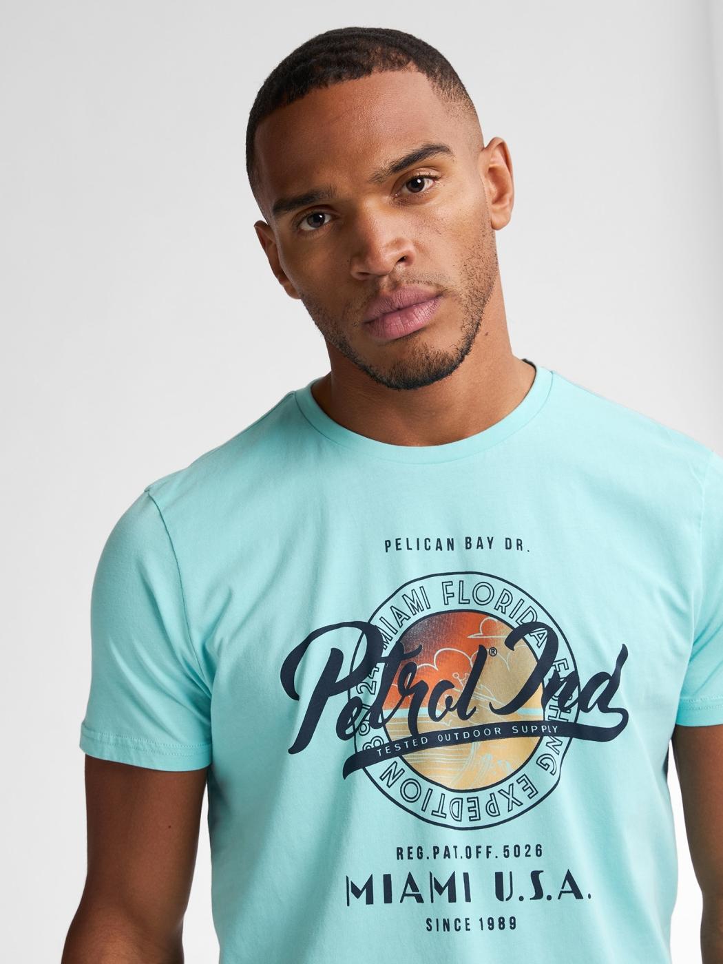 CAMISETA PETROL SS AZUL CLARO