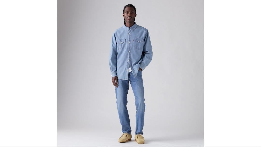 JEANS LEVIS 502 TAPER CLOSER AZUL