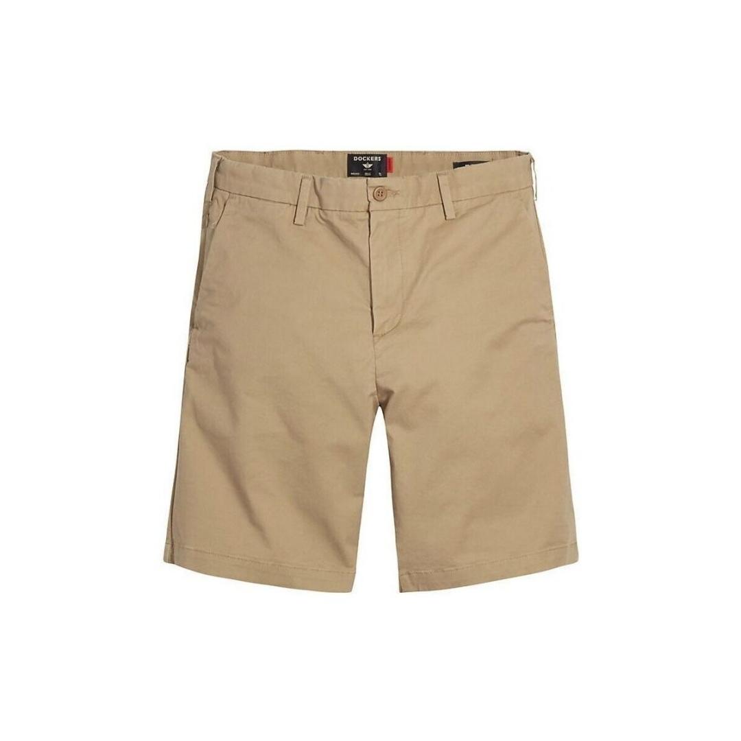 SHORTS DOCKERS CHINO MARRON CLARO