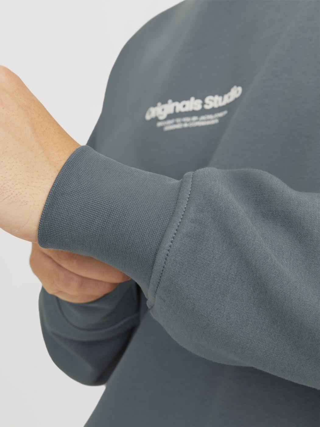 SUDADERA JACK&JONES JORVESTERBRO GRIS CLARO