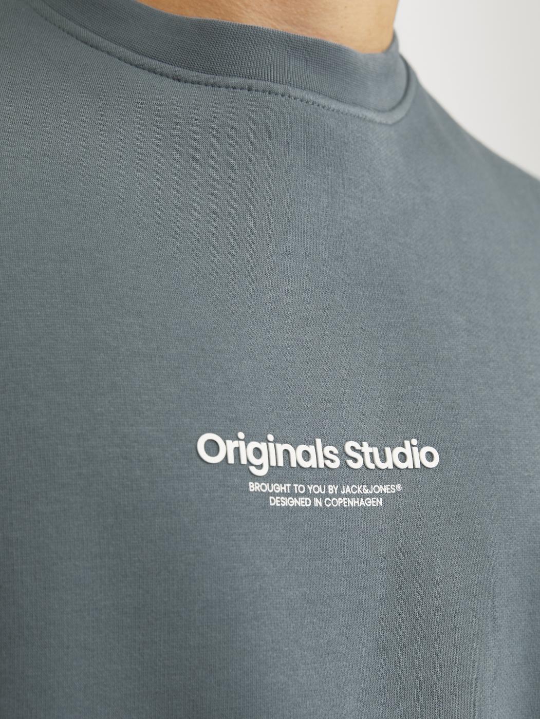 SUDADERA JACK&JONES JORVESTERBRO GRIS CLARO