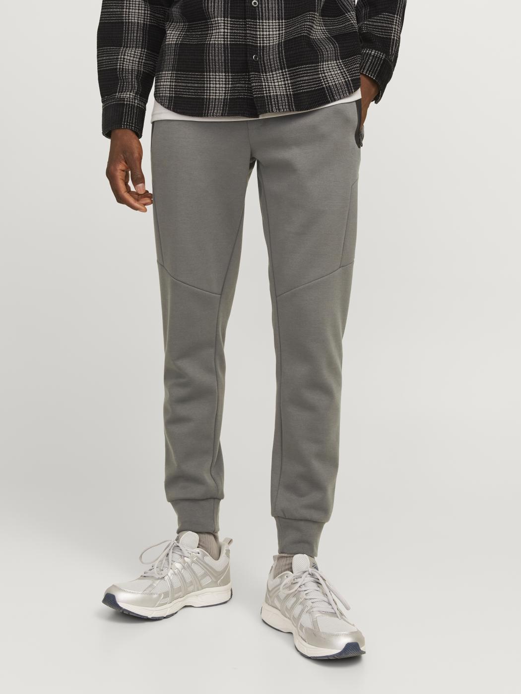 PANTALON CHANDAL JACK&JONES JJFUSION GRIS OSCURO