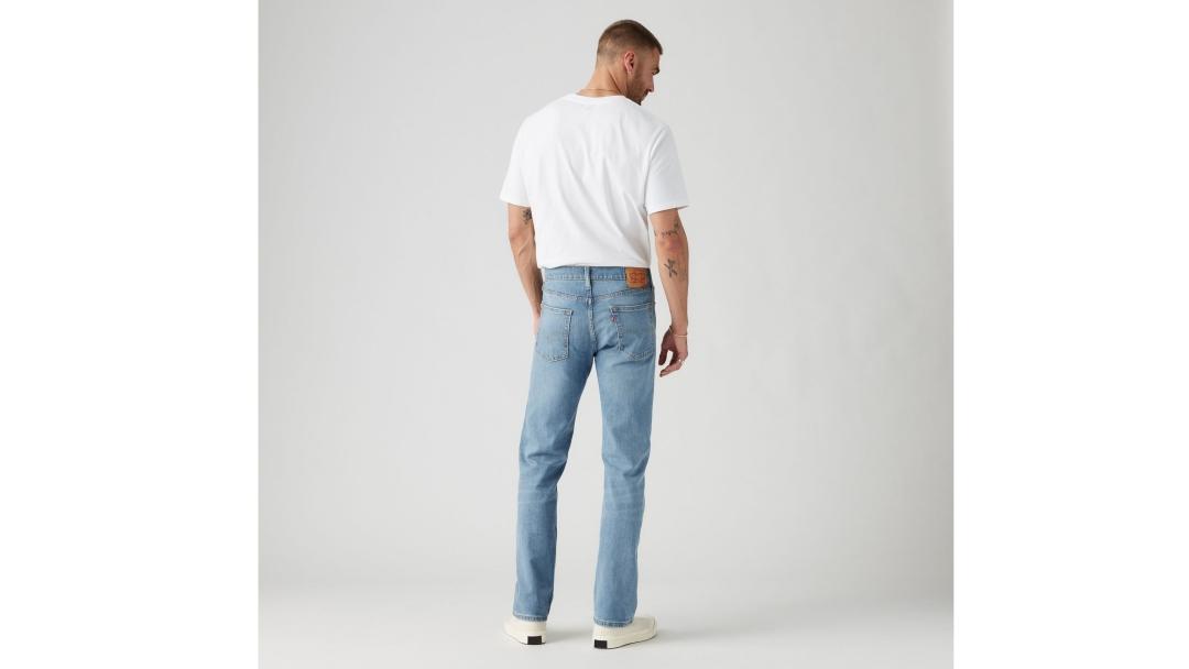 JEANS LEVIS 513 SLIM STRAIGHT WORN TO RIDE AZUL