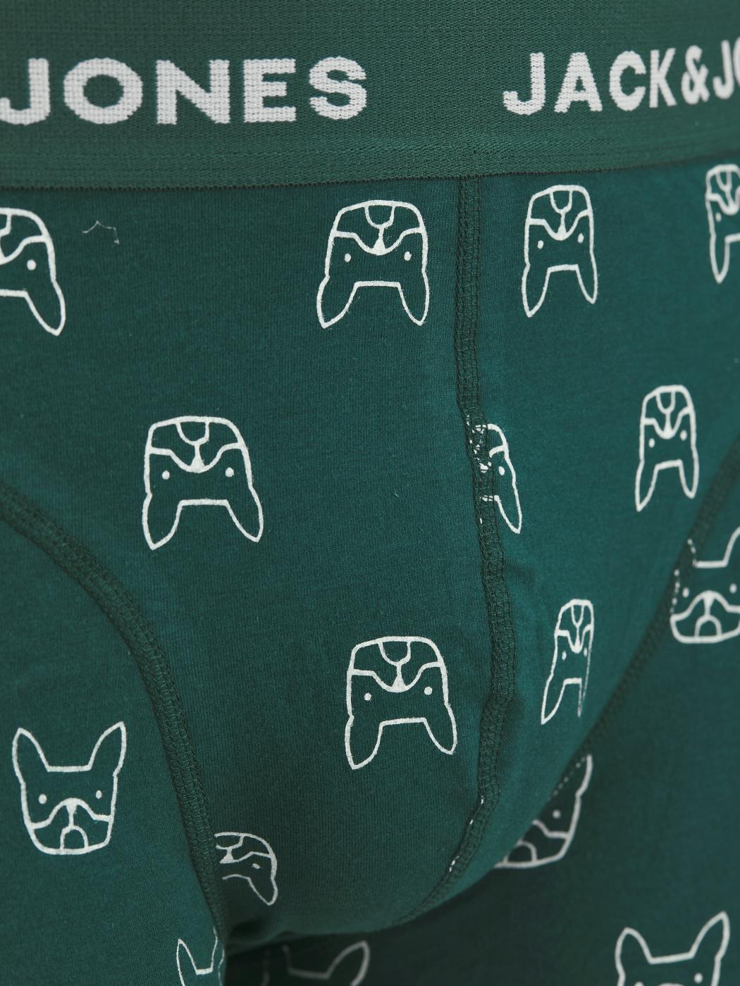 BOXER PACK 3 JACK&JONES JACDENIM DOG AZUL OSCURO