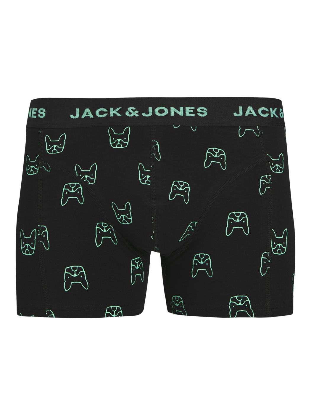 BOXER PACK 3 JACK&JONES JACDENIM DOG AZUL OSCURO