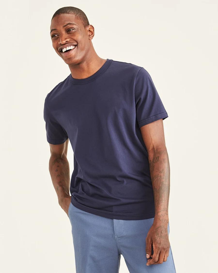 CAMISETA DOCKERS CREW AZUL OSCURO